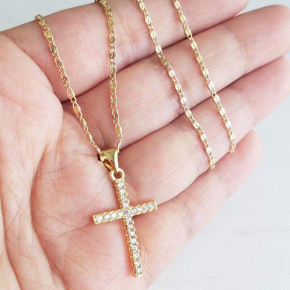 Crystal Filigree Cross Necklace (by Wyo Horse) - Canyon Creek Saddlery &  Dry Goods Co.